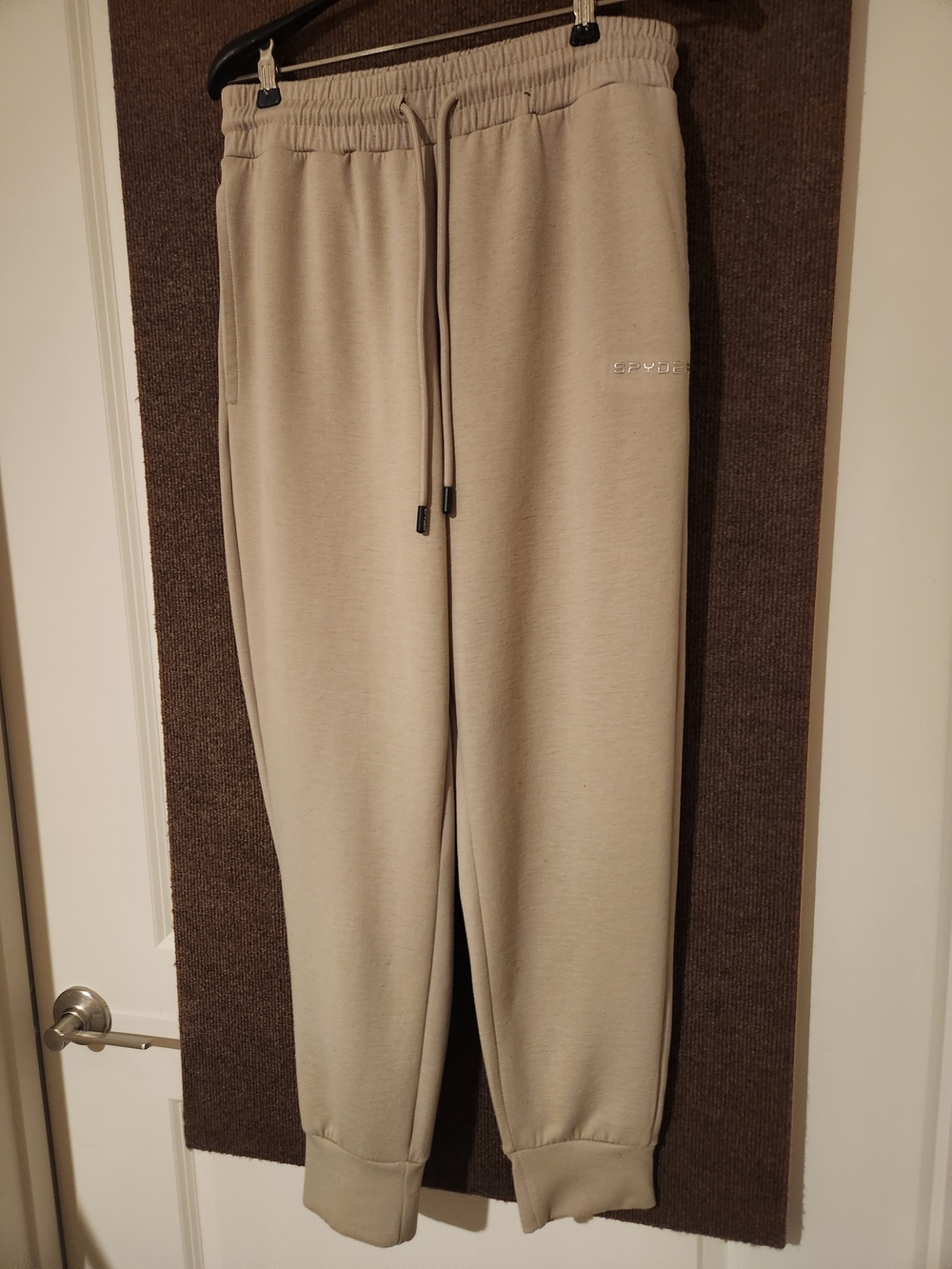 Spyder Women's Beige Drawstring Jogger Sweatpants